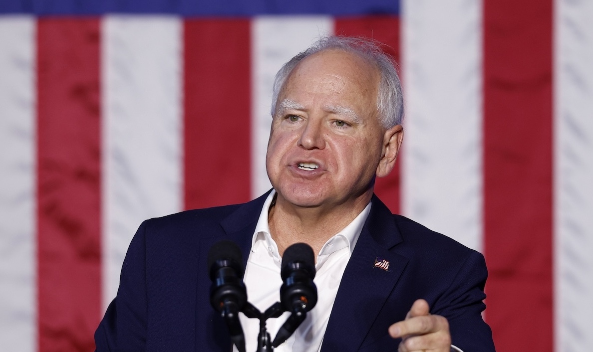 Tim Walz in Grand Rapids Mich., 9-12-2024