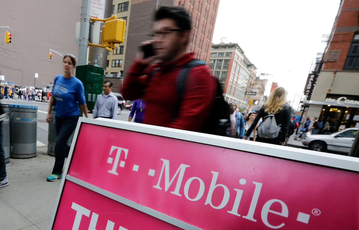 T-Mobile store in New York, 2015