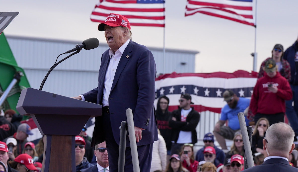 Donald Trump campaign rally, Vandalia, Ohio, 3-16-2024