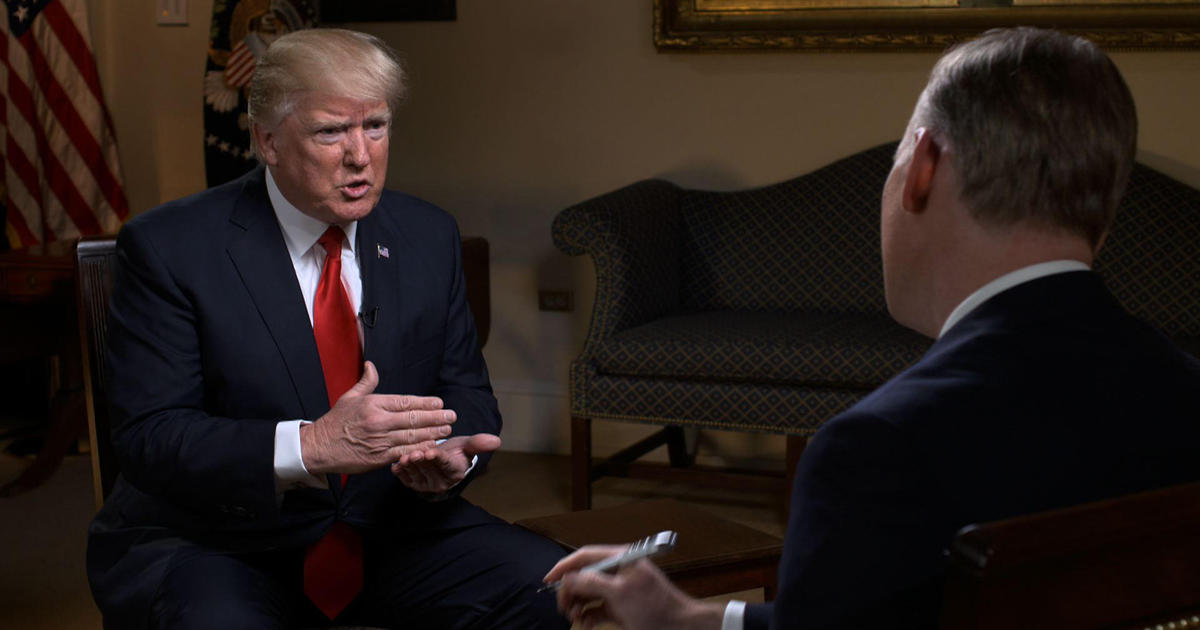 Trump on Face the nation April 30, 2017