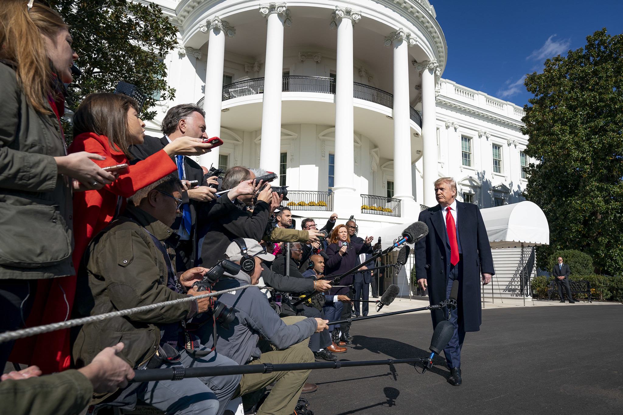 Trump at White House