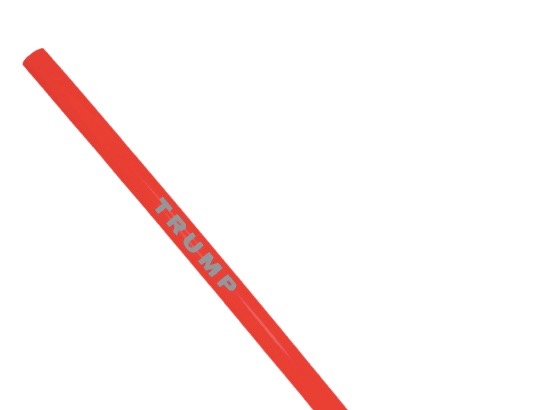 Plastic Trump straw