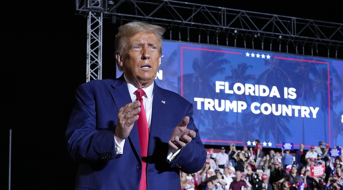 Donald Trump in Hialeah, Fla., 11-8-2023