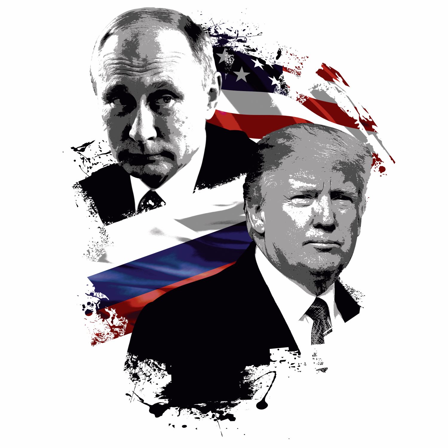 Putin Trump artwork
