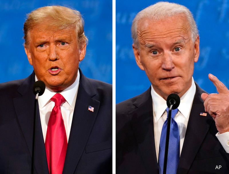 Biden Trump mashup debate