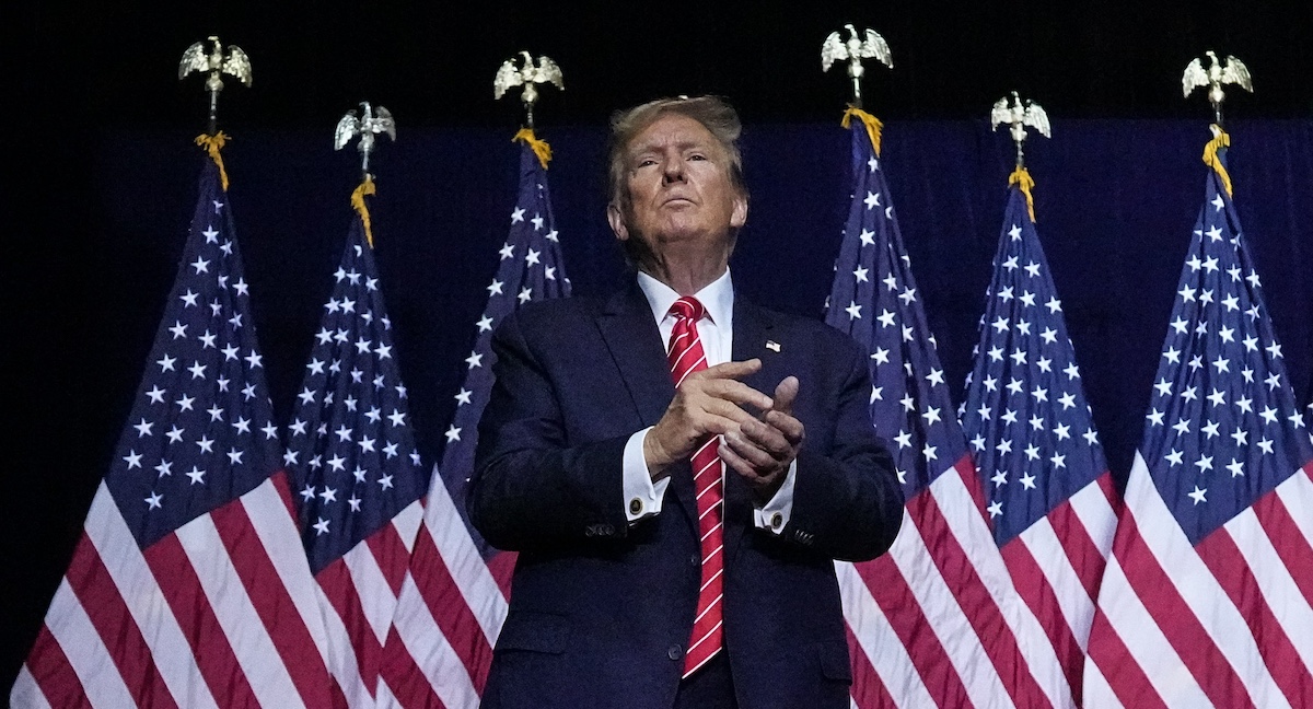 Donald Trump in Rome, Ga., 3-9-2024