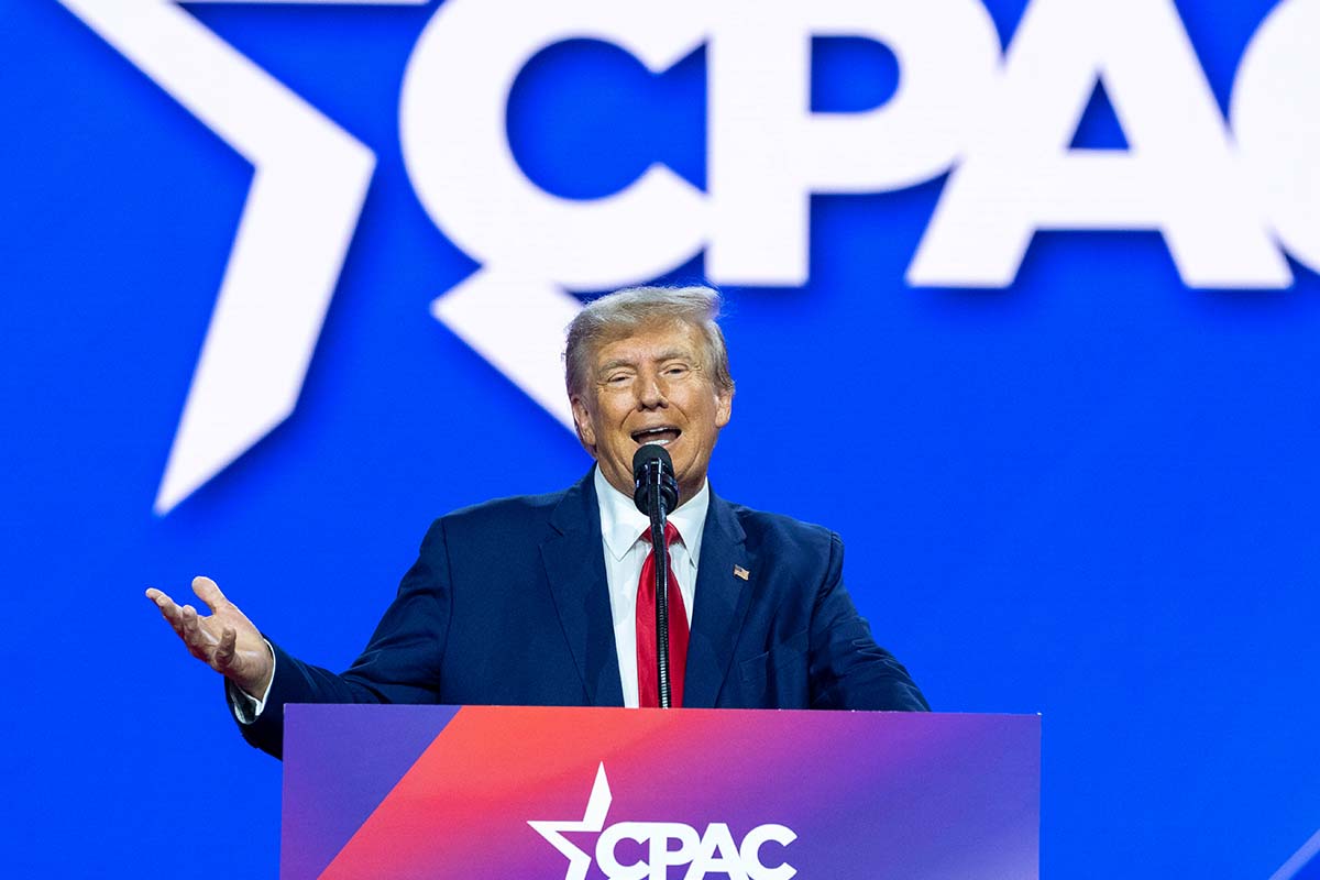 Trump at CPAC 2023 for Wisconsin WOW counties check
