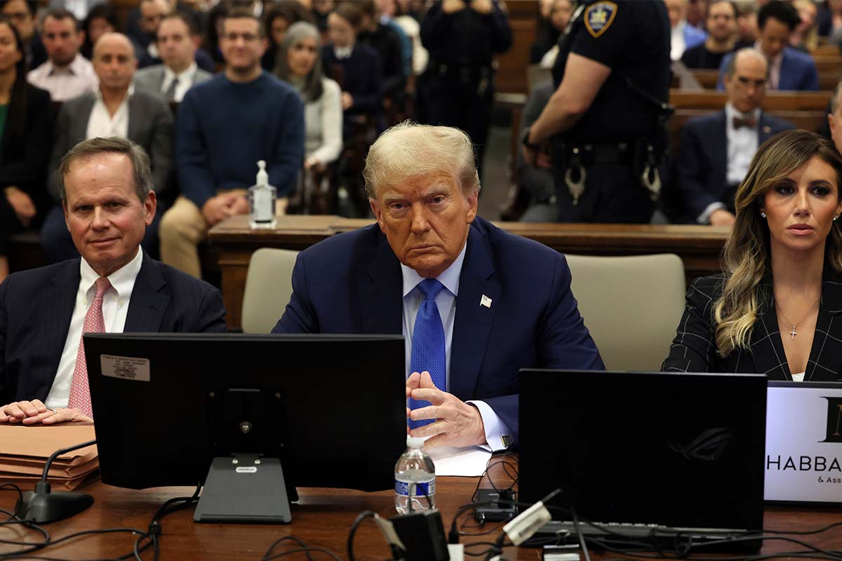 Donald Trump in New York court, 11-6-2023
