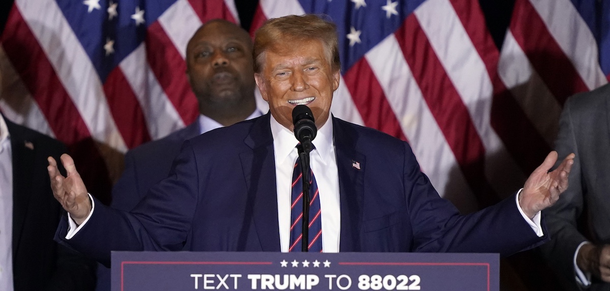 Donald Trump in Nashua, N.H., 1-23-2024