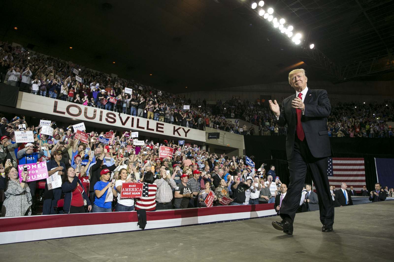 trump in louisville