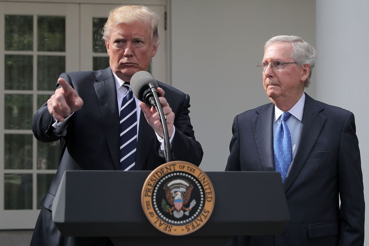 Trump Mcconnell presser