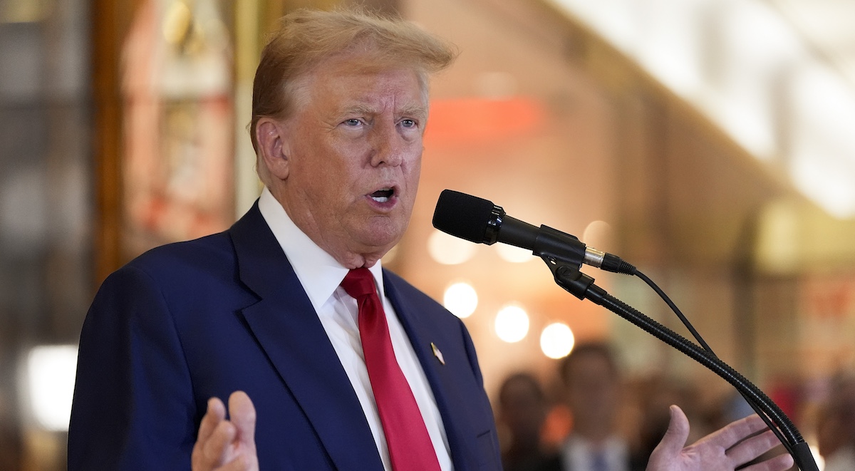 Former President Donald Trump speaks at Trump Tower after criminal conviction 05-31-2024