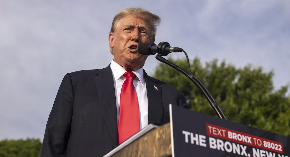 Donald Trump in the Bronx, N.Y., 5-23-2024