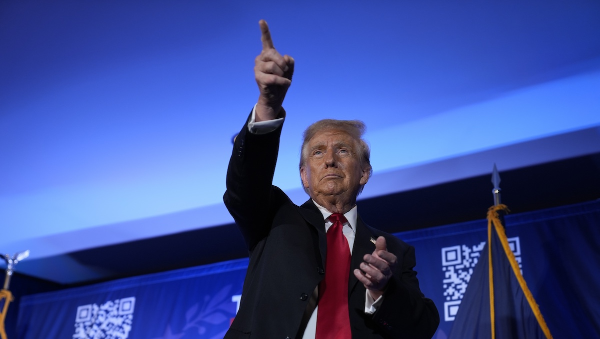 Donald Trump in Portsmouth, N.H., 1-17-2024