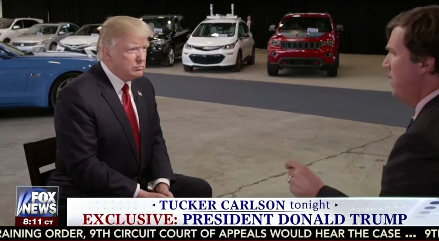 Trump on tucker carlson