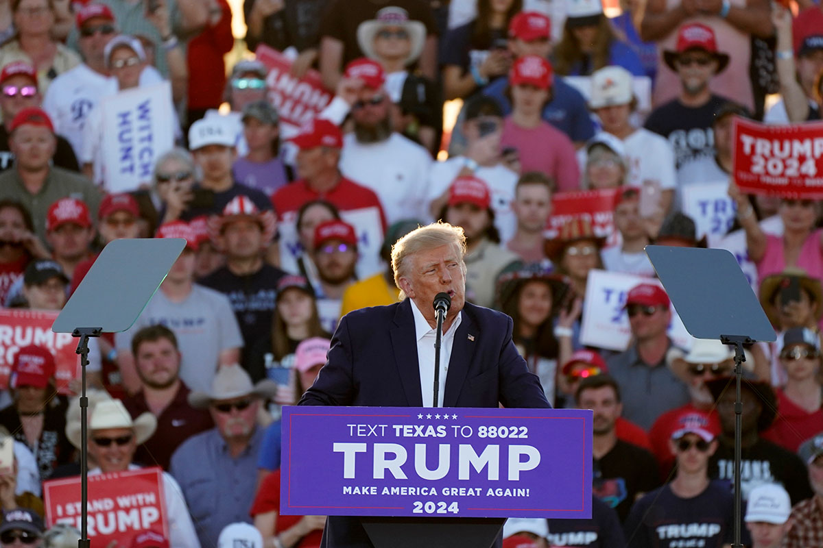 Donald Trump Waco, Texas, rally, 3-25-2023