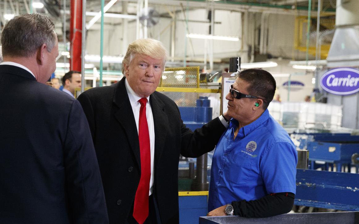Donald Trump at Carrier