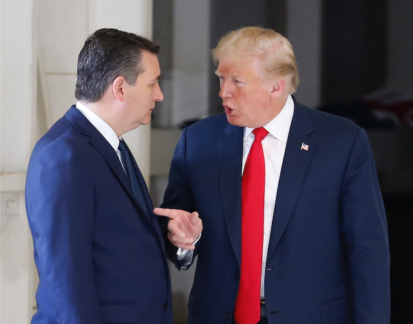 Ted Cruz with Donald Trump 2018