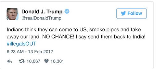 Trump Indian tweet 2