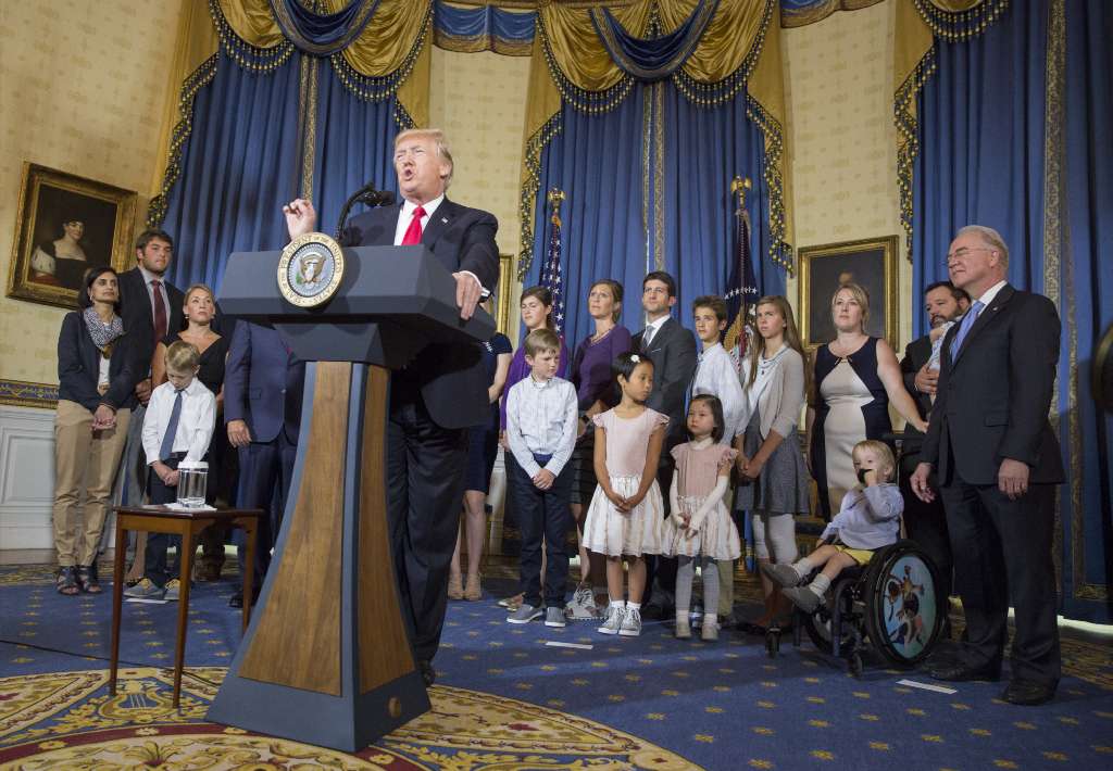 Trump Obamacare presser