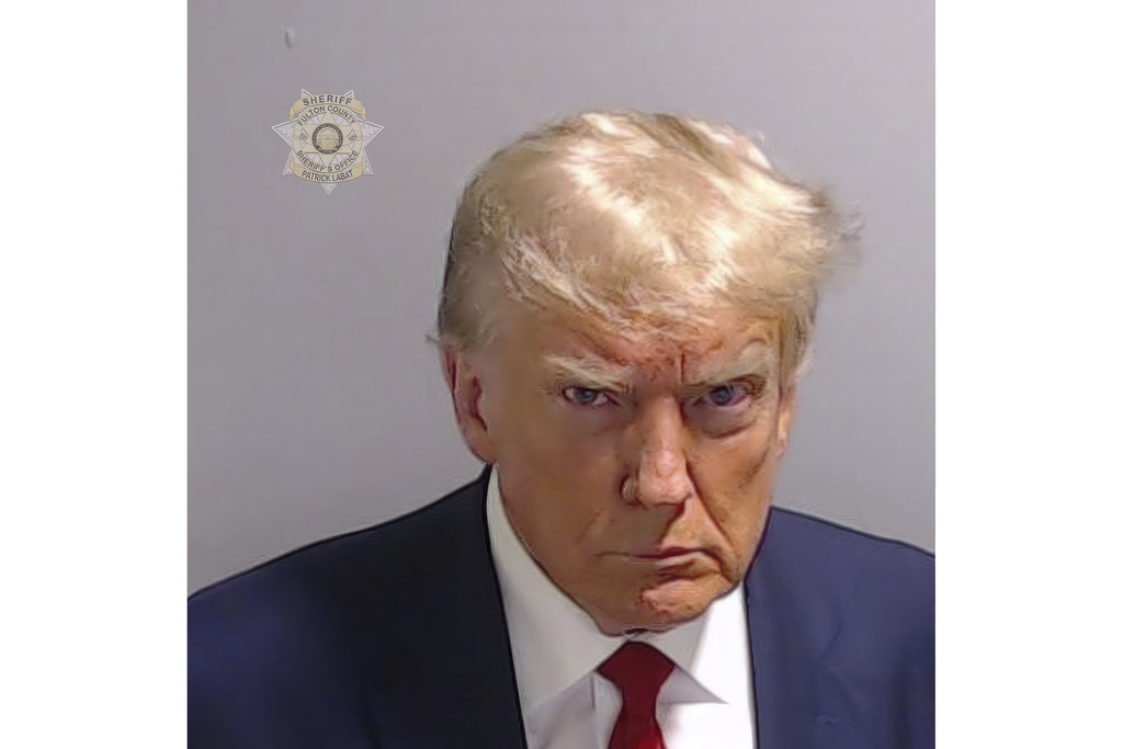 Trump mugshot Fulton County 8-24-23