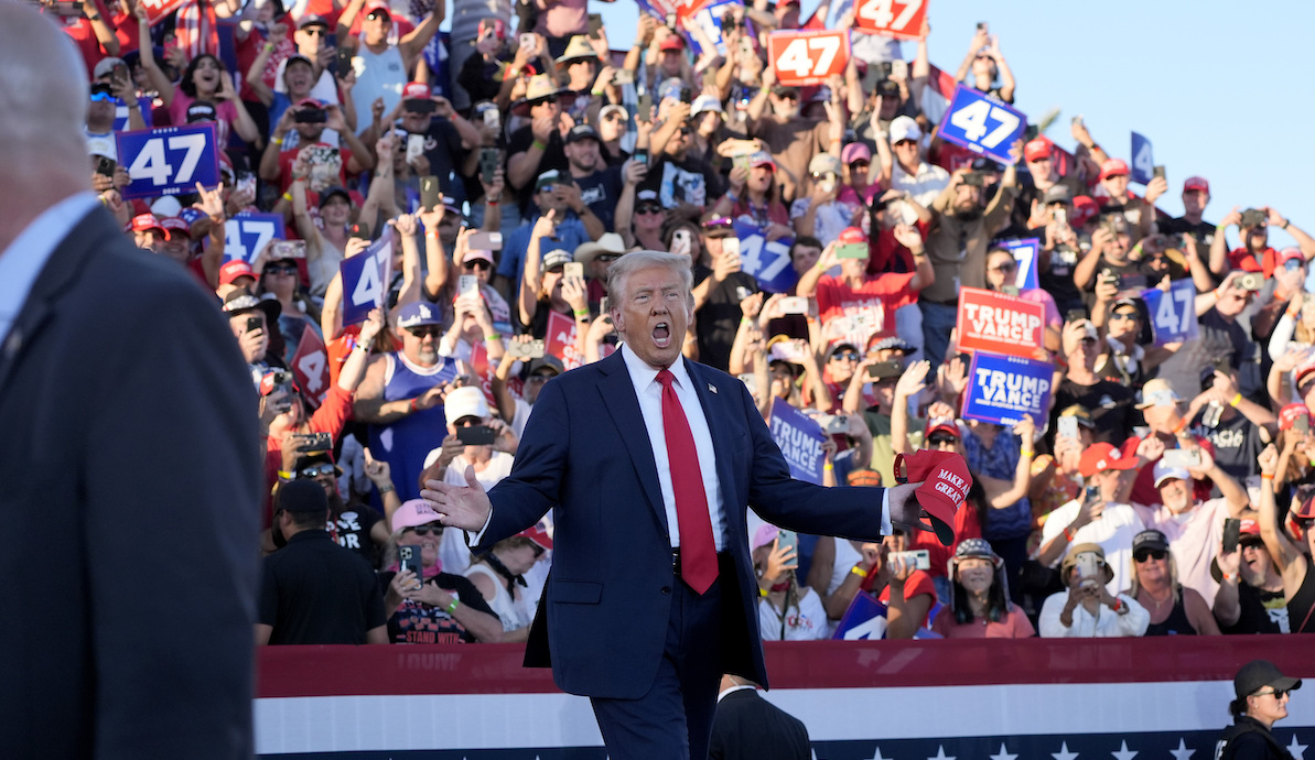 Trump rally in Coachella, Calif., 10-12-24