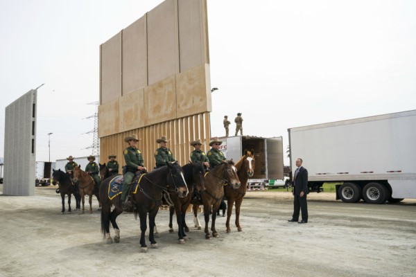 Trump wall models 2018