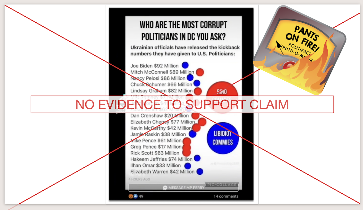 Ukraine kickbacks screenshot, 2-4-2025