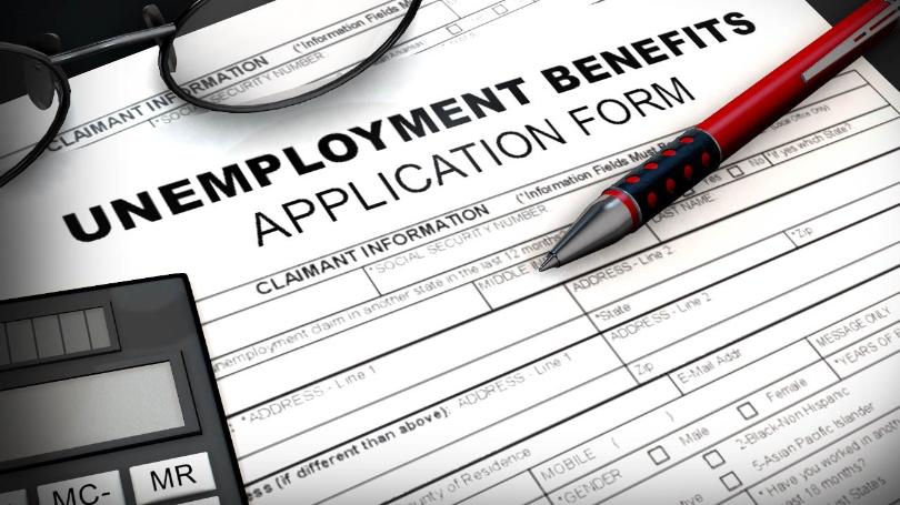Unemployment benefits application