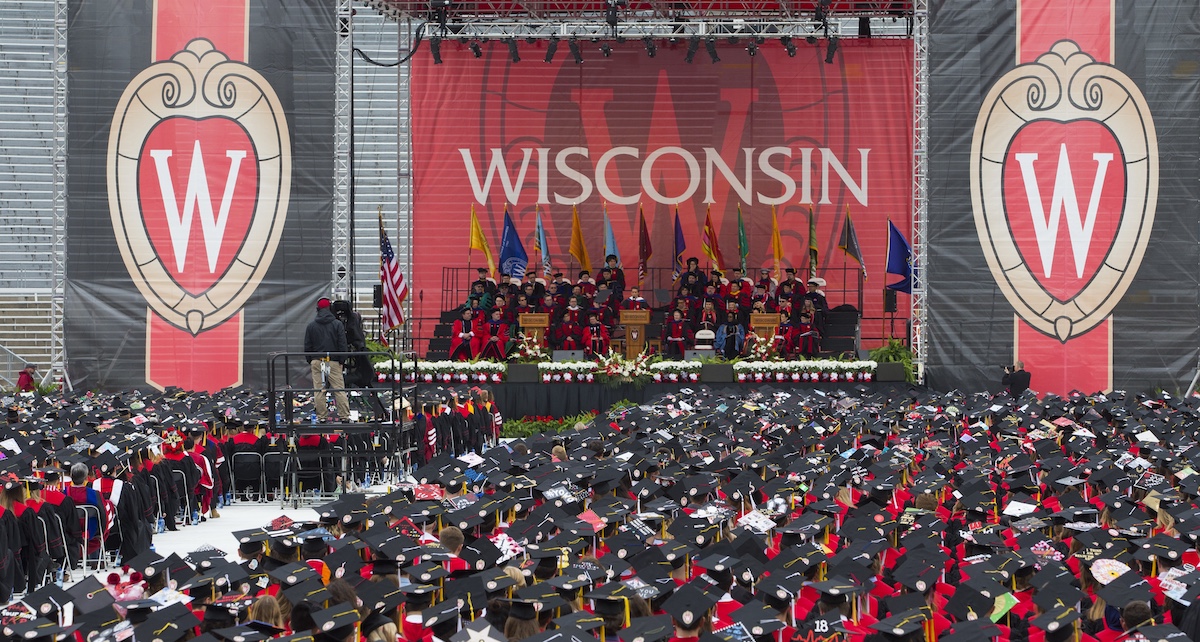 University of Wisconsin-Madison graduation, 5-12-2018