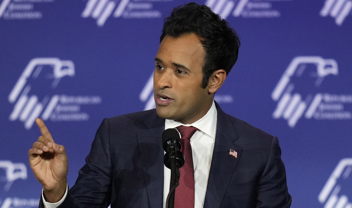 Vivek Ramaswamy in Las Vegas, 10-28-2023