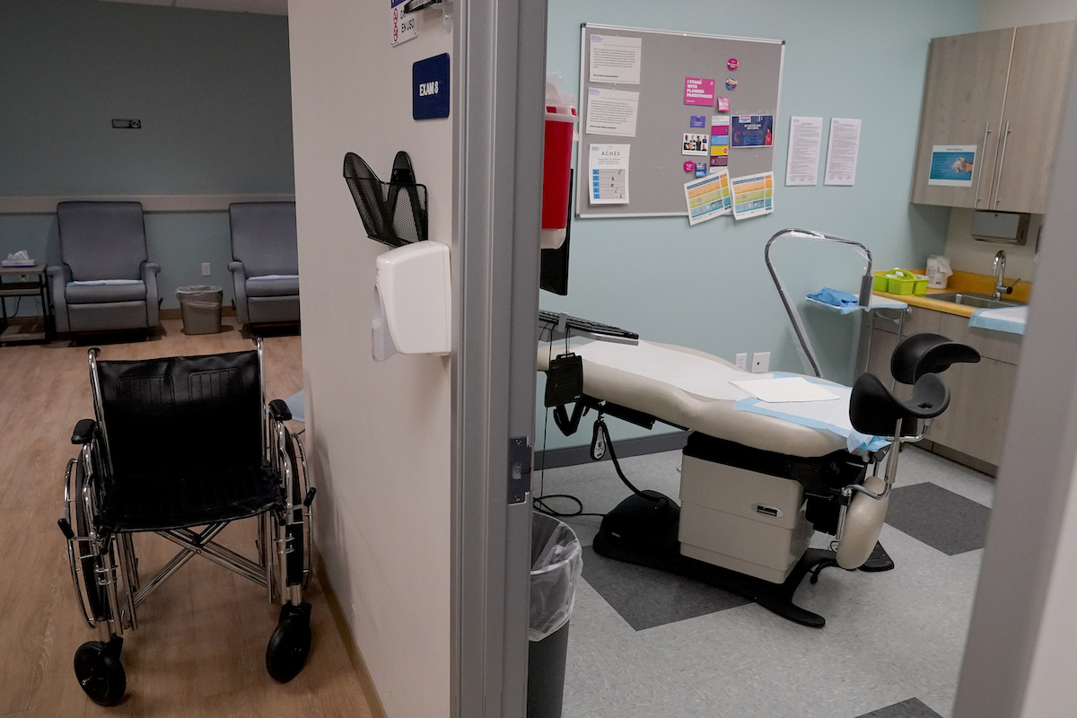Photo of abortion procedure room and waiting room