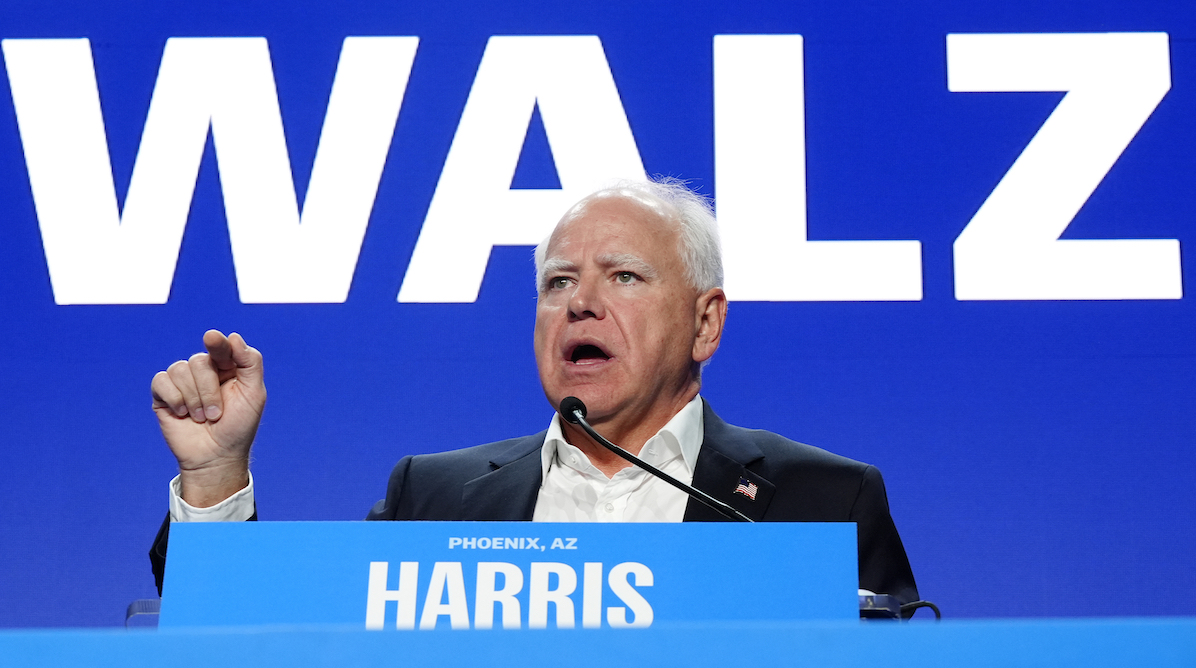 Tim Walz in Arizona, 9-10-24