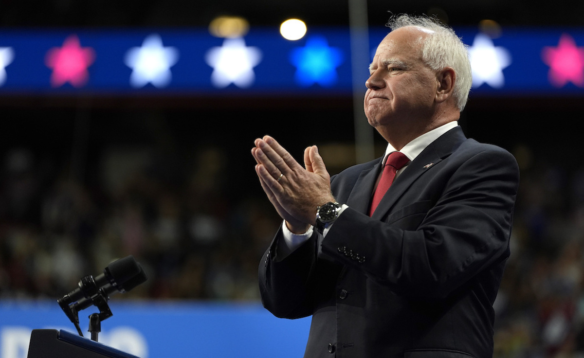 Minnesota Gov. Tim Walz, 8-10-24