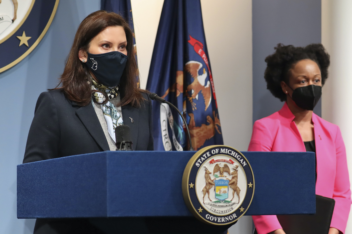 Mich Gov. Whitmer and Dr. Khaldun