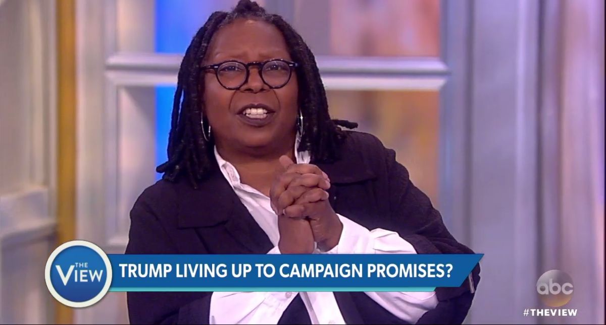 Whoopi on the View