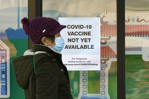 walgreens sign covid vaccine not available Dec. 2 2020