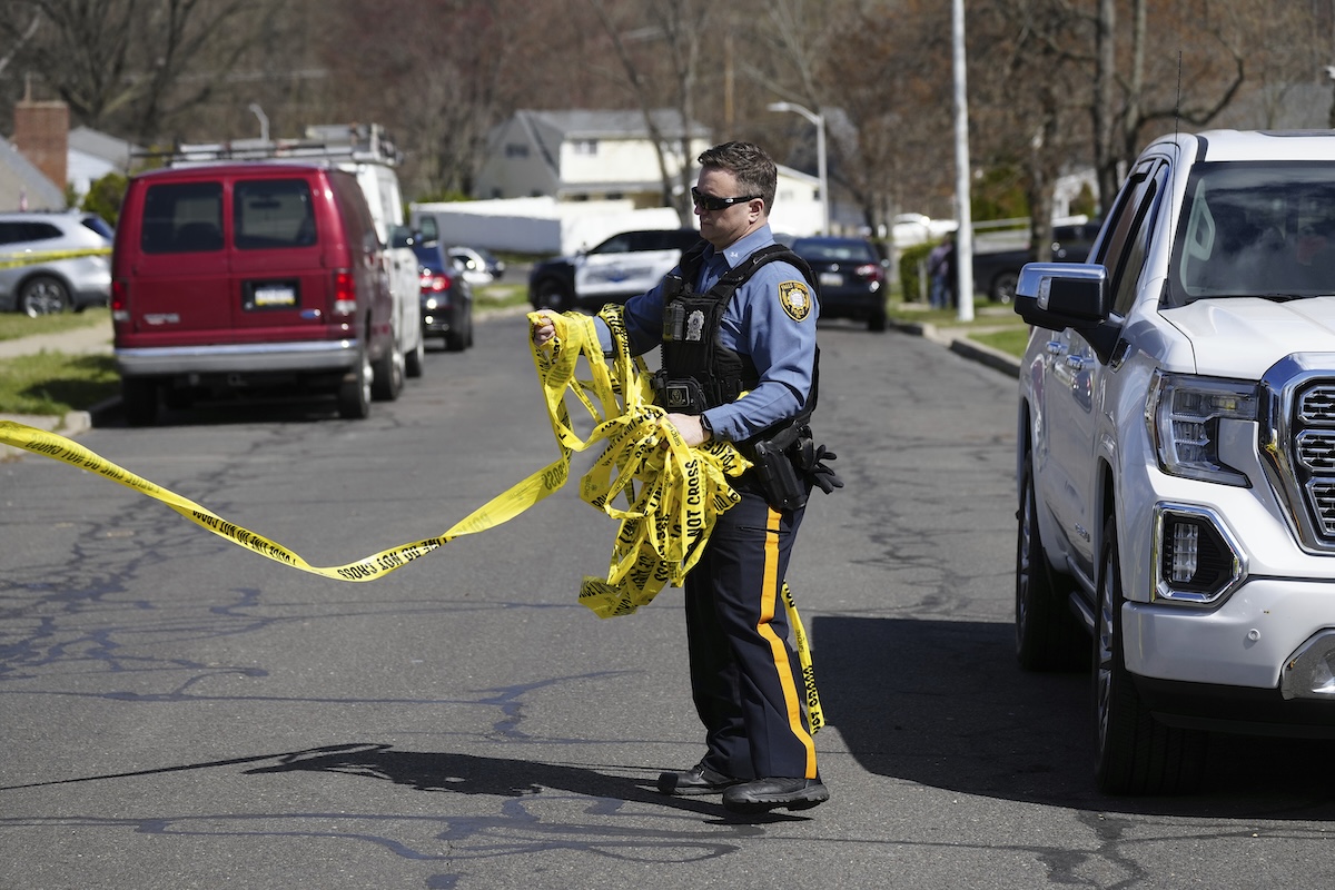 Pennsylvania shooting with crime scene tape