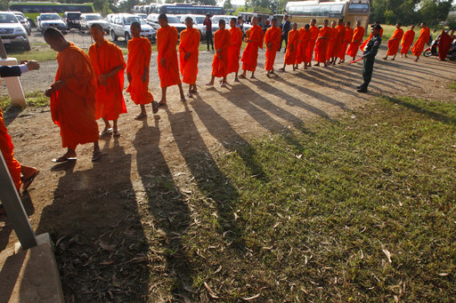 Cambodian monks