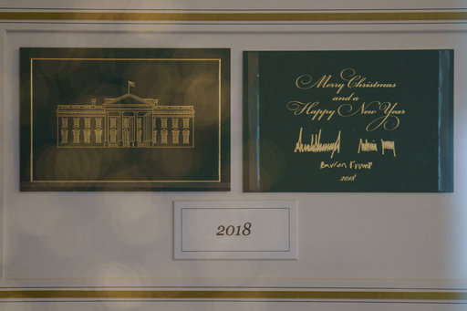 2018 holiday card White House