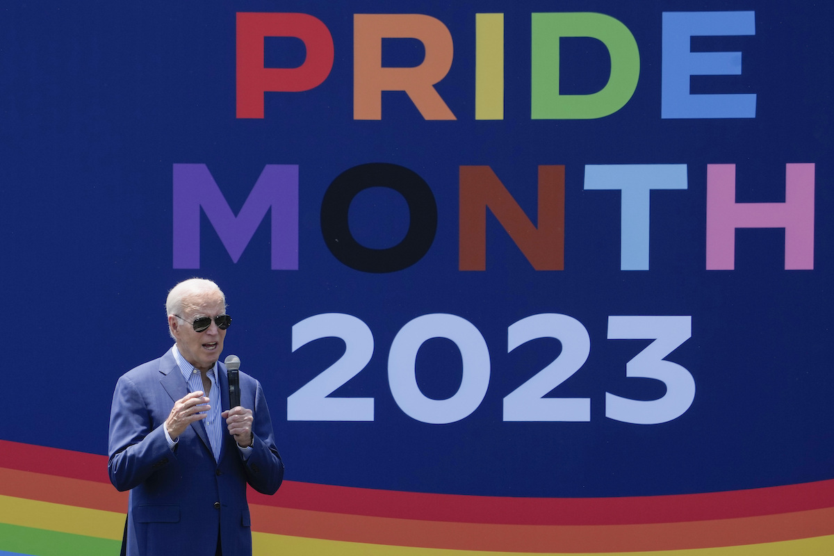 Biden pride speech 2023 south lawn