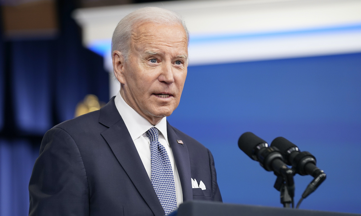 Biden answers questions about classified documents on Jan. 12, 2023.