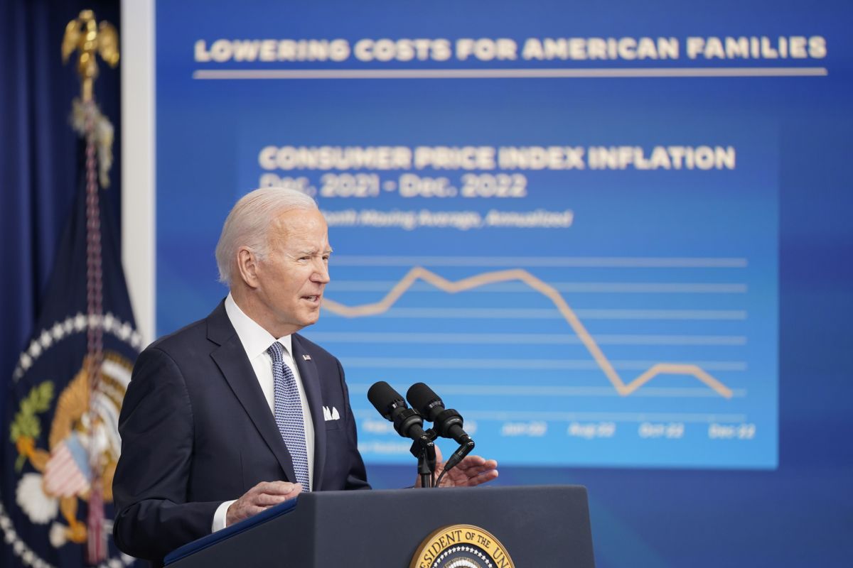 Biden speaking on inflation
