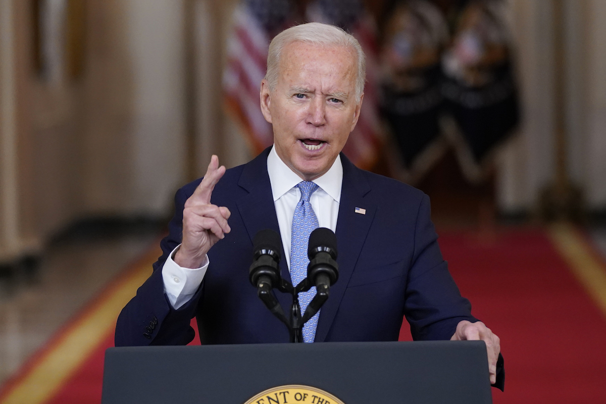 Biden Afghan war over speech