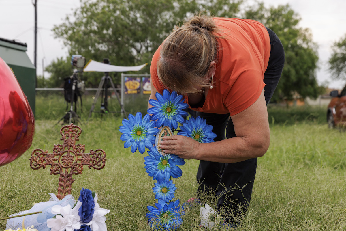 Brownsville, Texas, memorial after fatal SUV incident, 5-8-2023