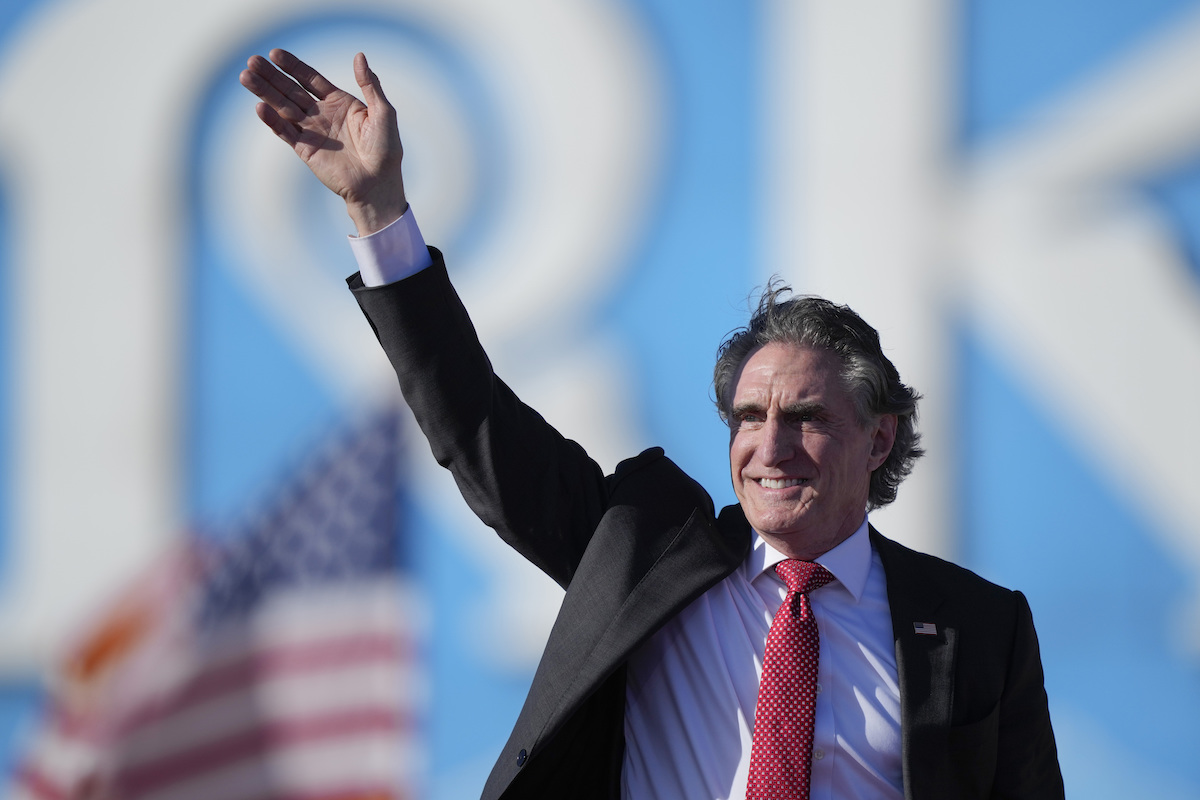 North Dakota Gov. Doug Burgum at Trump rally May 11, 2024