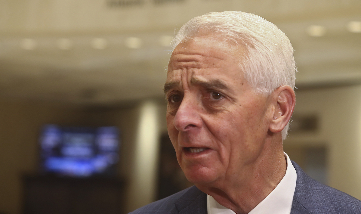 Crist at Fla. Capitol on April 2022