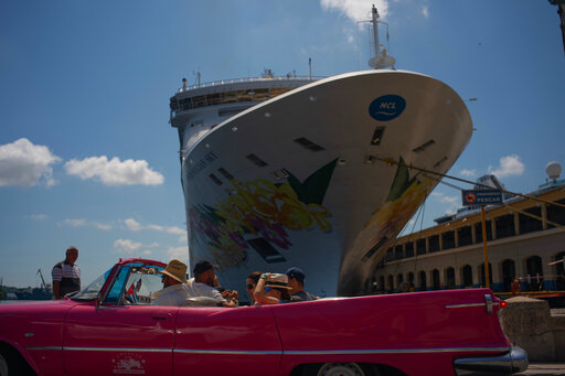 Cruise ship in Cuba