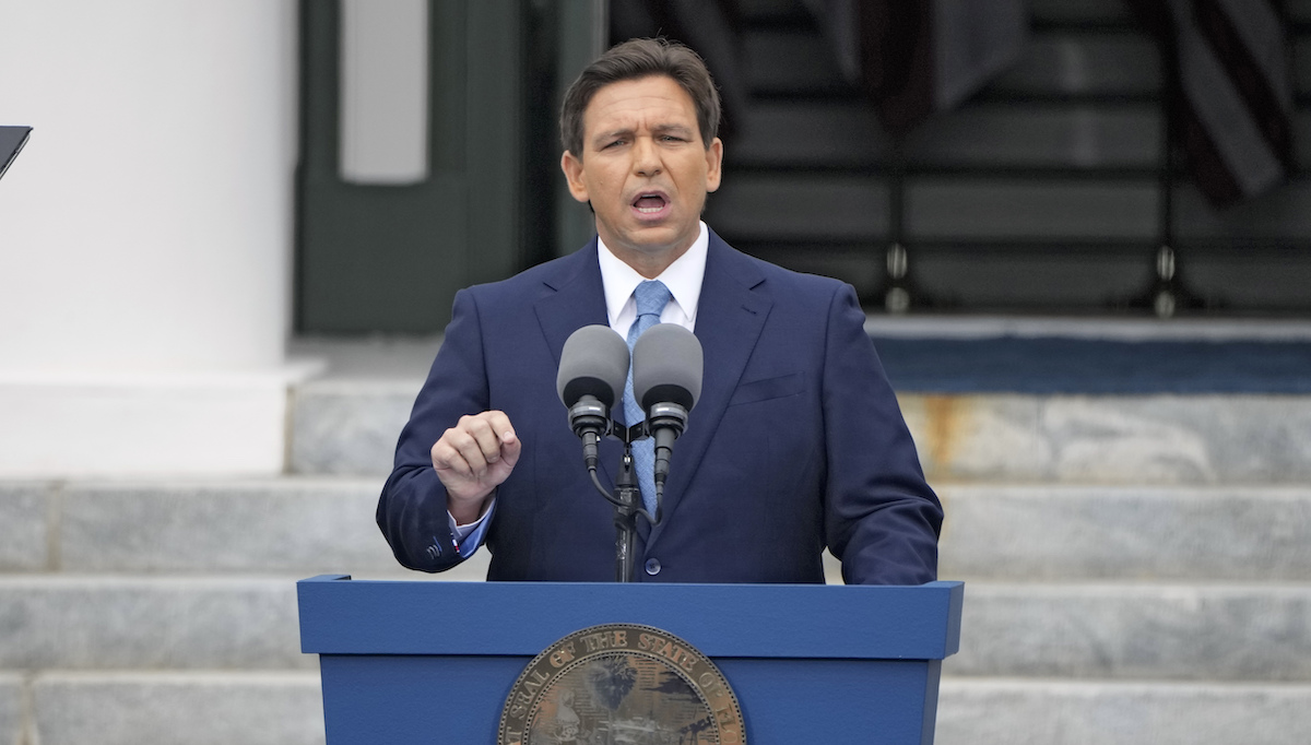 DeSantis speaks during second inauguration 1-3-2023