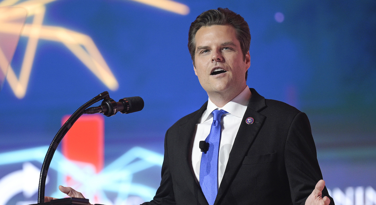 Gaetz at Turning Point, July 2022
